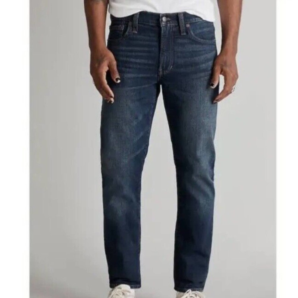 Madewell Jeans Mens 32X30 (32X 27) Slim Fit Medium Wash Straight Leg Classic